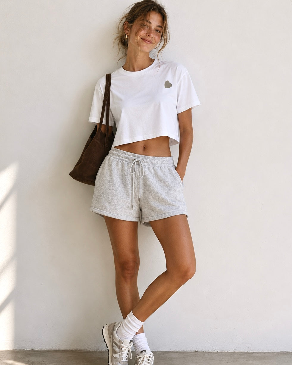 BARELY THERE STONE CROP TEE