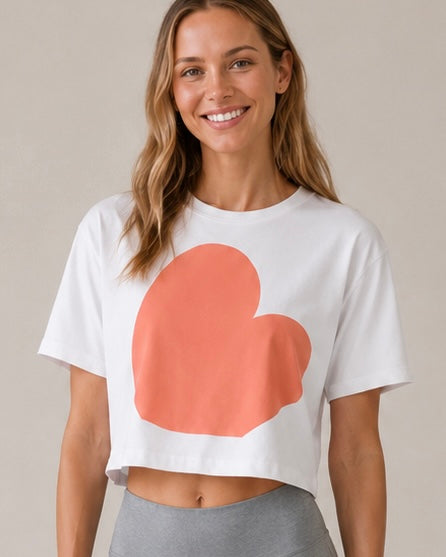 THE PEACHY CROP TEE